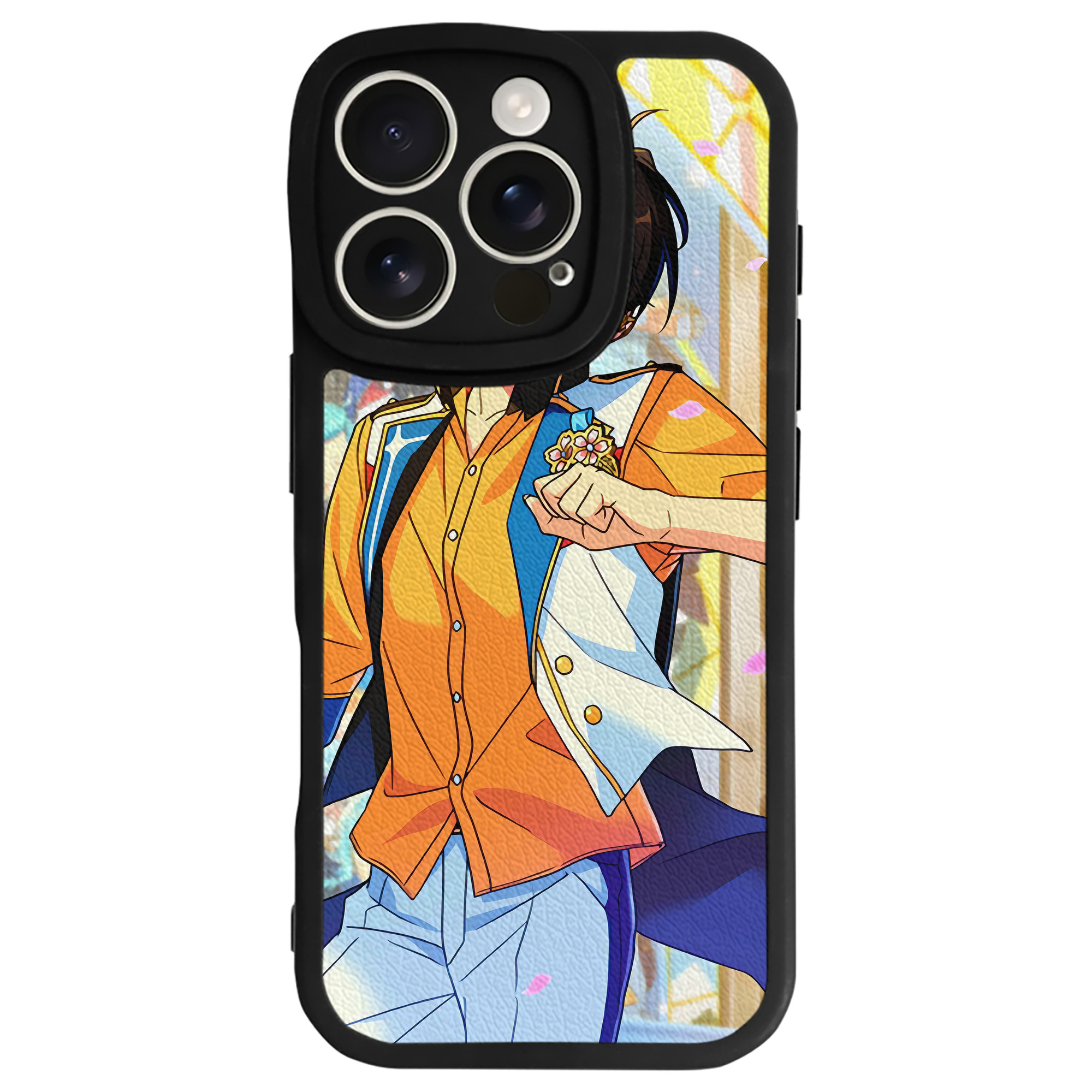 （画像用） あんさんぶるスターズ! Ensemble Stars 【iPhone 16シリーズ対応】シリコンスマホケース（レザー調） 材質：シリコン